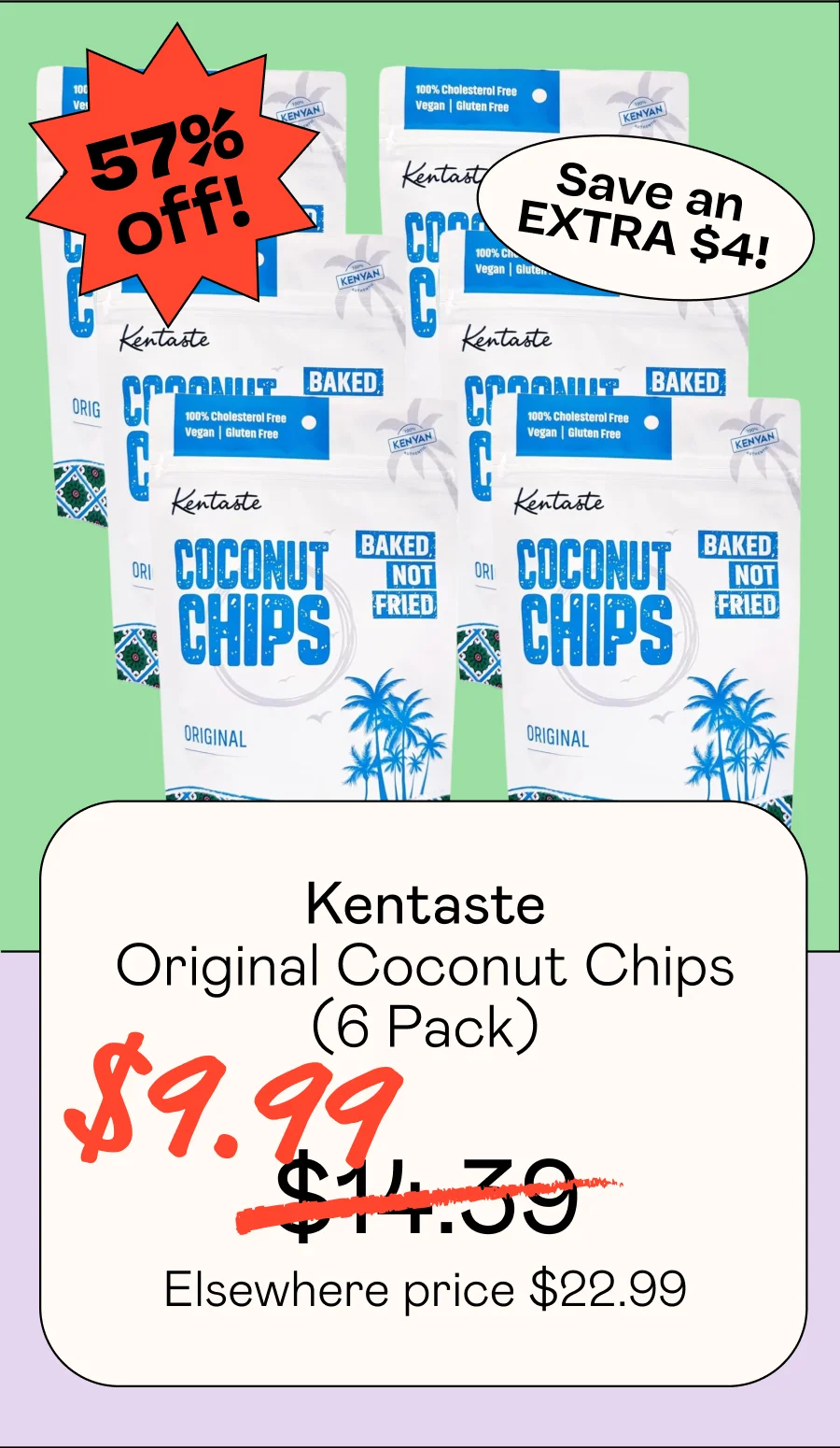 Original Coconut Chips (6 Pack)