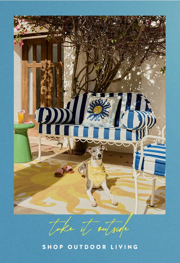 take it outside, shop outdoor living