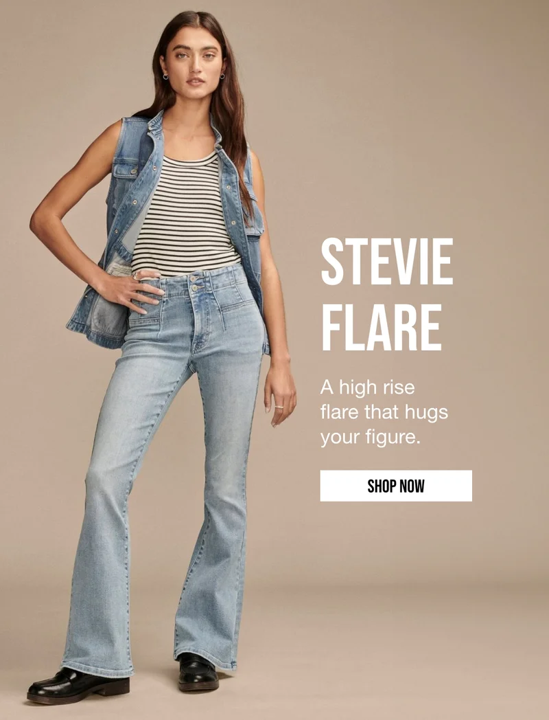 STEVIE FLARE A high rise flare that hugs your figure. | SHOP NOW