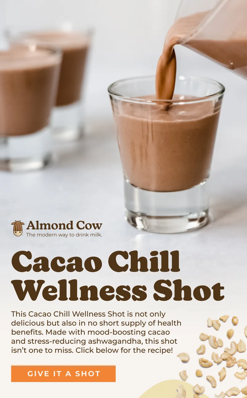 Almond Cow Cacao Chill Wellness Shot Recipe