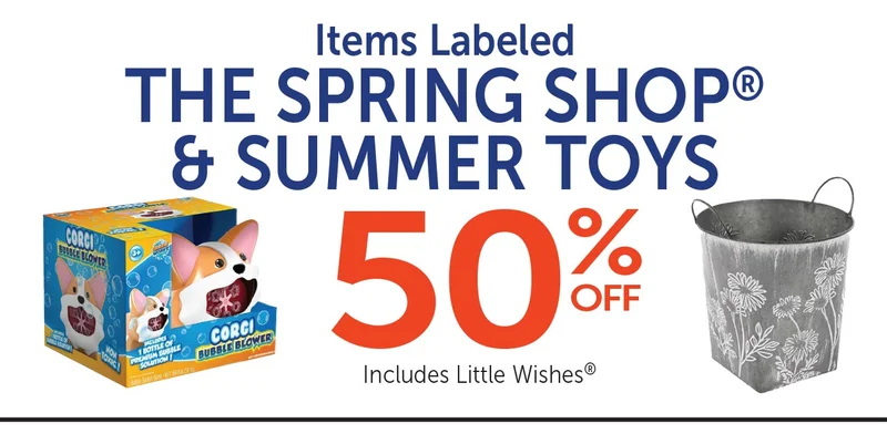 Spring Shop Summer Toys