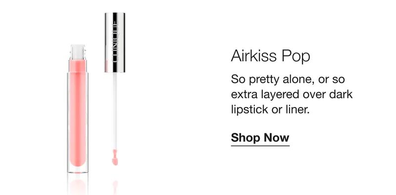 Airkiss Pop | So pretty alone, or so extra layered over dark lipstick or liner. | Shop Now