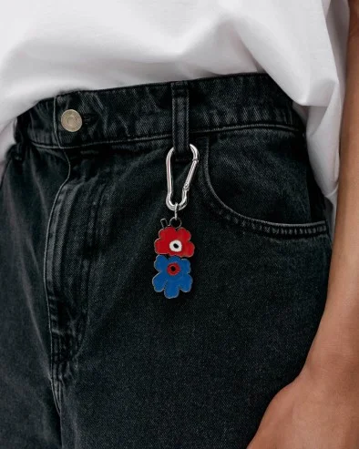 Puhallus Unikko keychain