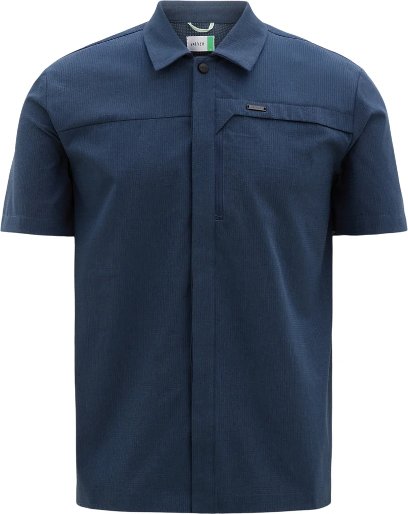Vallier,  Kowloon Active Grid Short-Sleeve Shirt - Men's