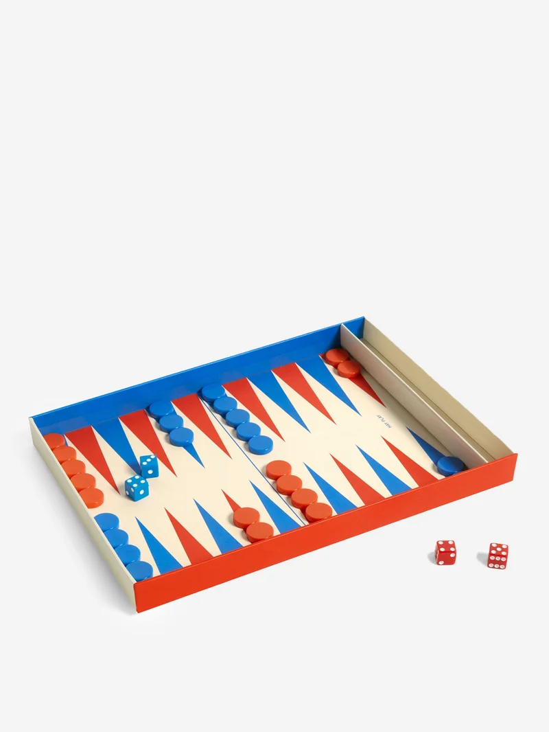 Image of HAY Play Backgammon - Off White