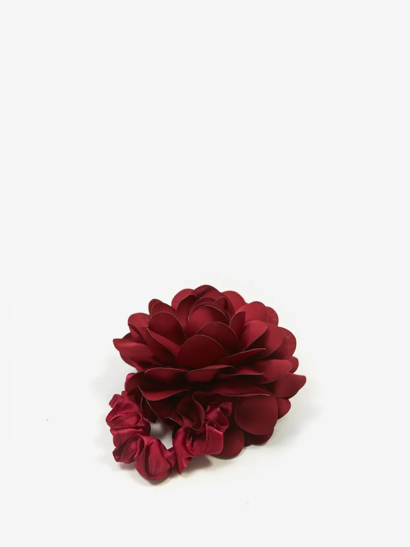 Image of MERRMA Dahlia Scrunchie - Burgundy