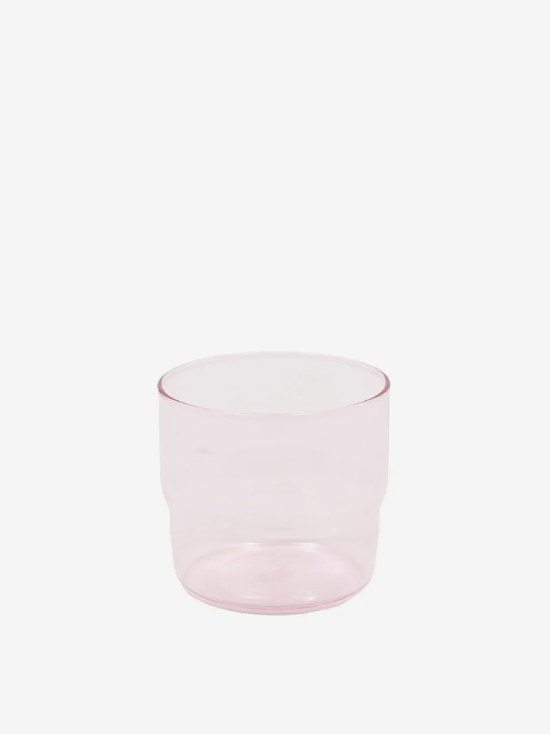 Image of Goodhood Lifestore Glass Stacking Tumbler 300ml - Pink