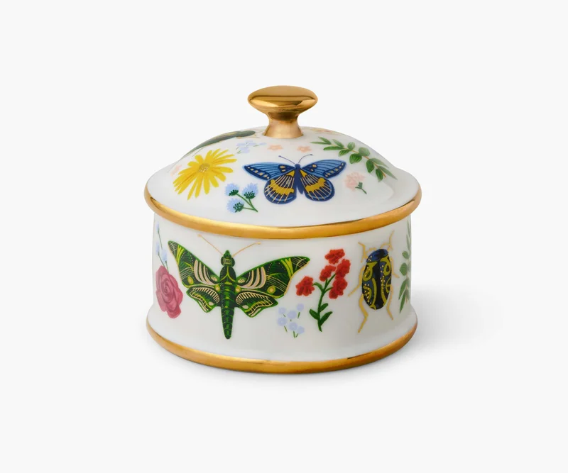 Image of Round Porcelain Box - Curio