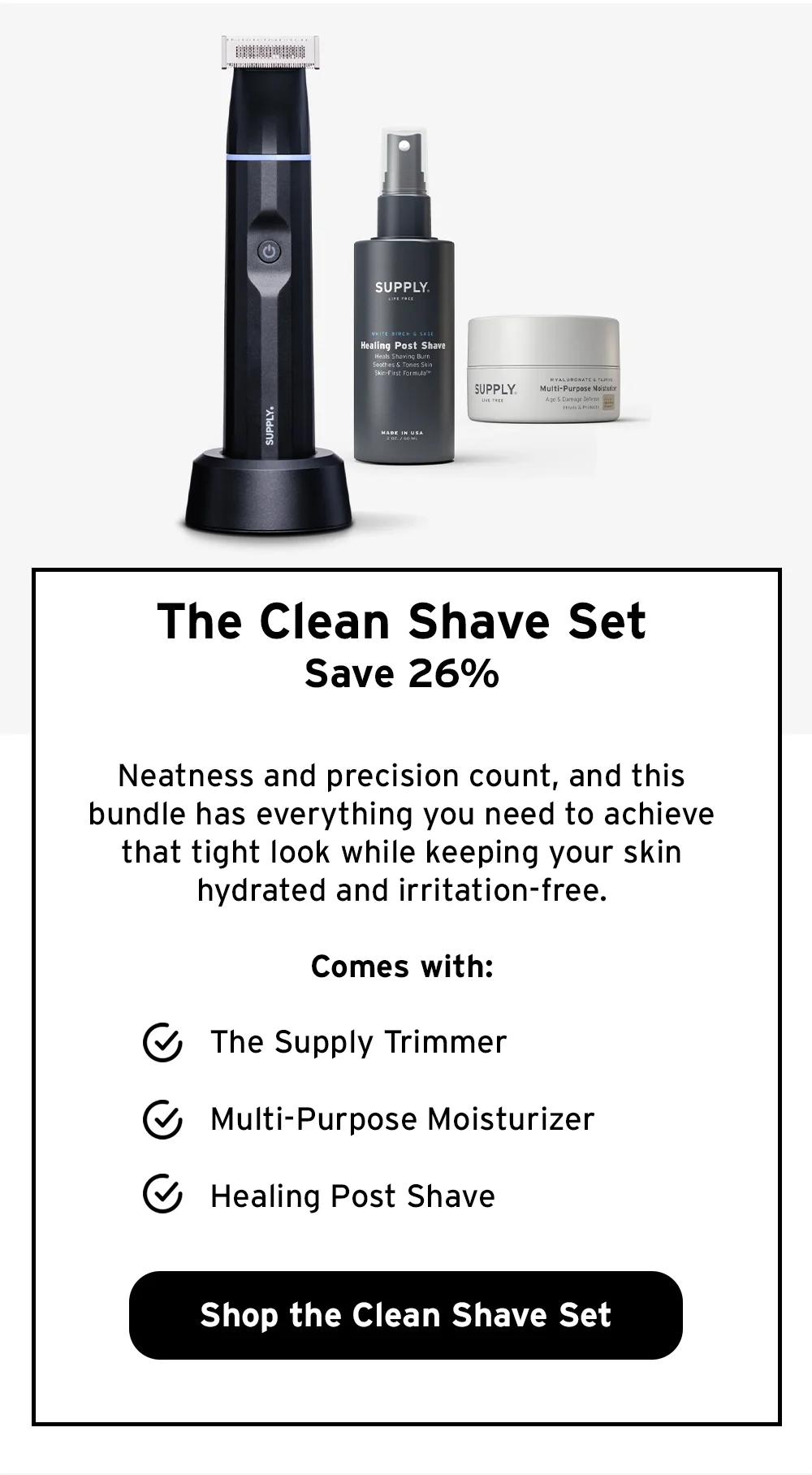 Shop Clean Shave Set