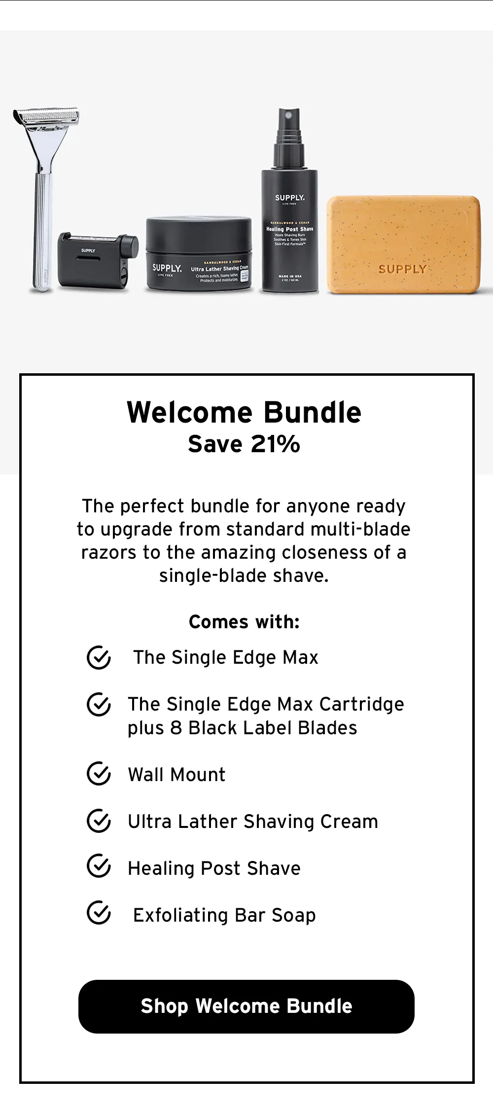Welcome bundle