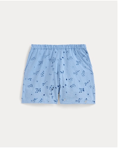 [Image]The Eyelet Pull-On Short | Sky Blue