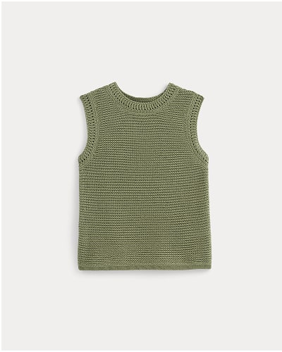 [Image]The Organic Cotton Open-Stitch Tank | Sagebrush