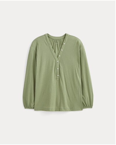 [Image]The Air V-Neck Henley | Sagebrush