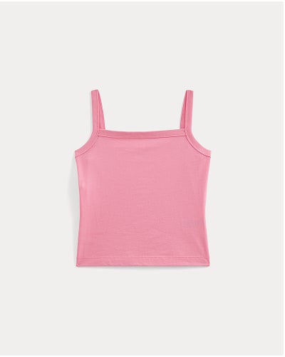 [Image]The Essential Square-Neck Tank | Deep Pink