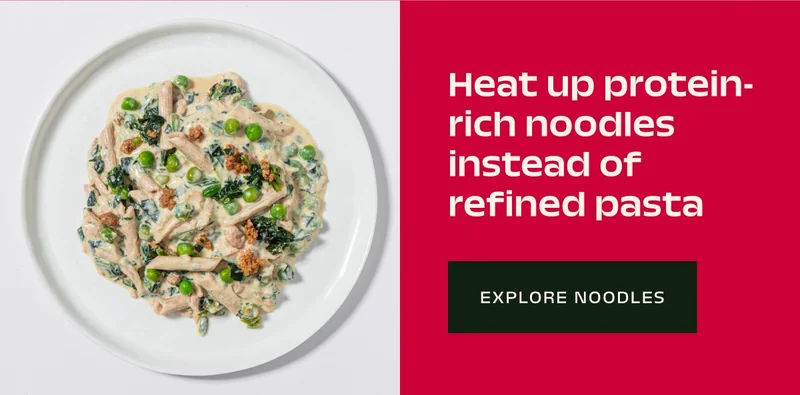 Heat up protein-rich noodles