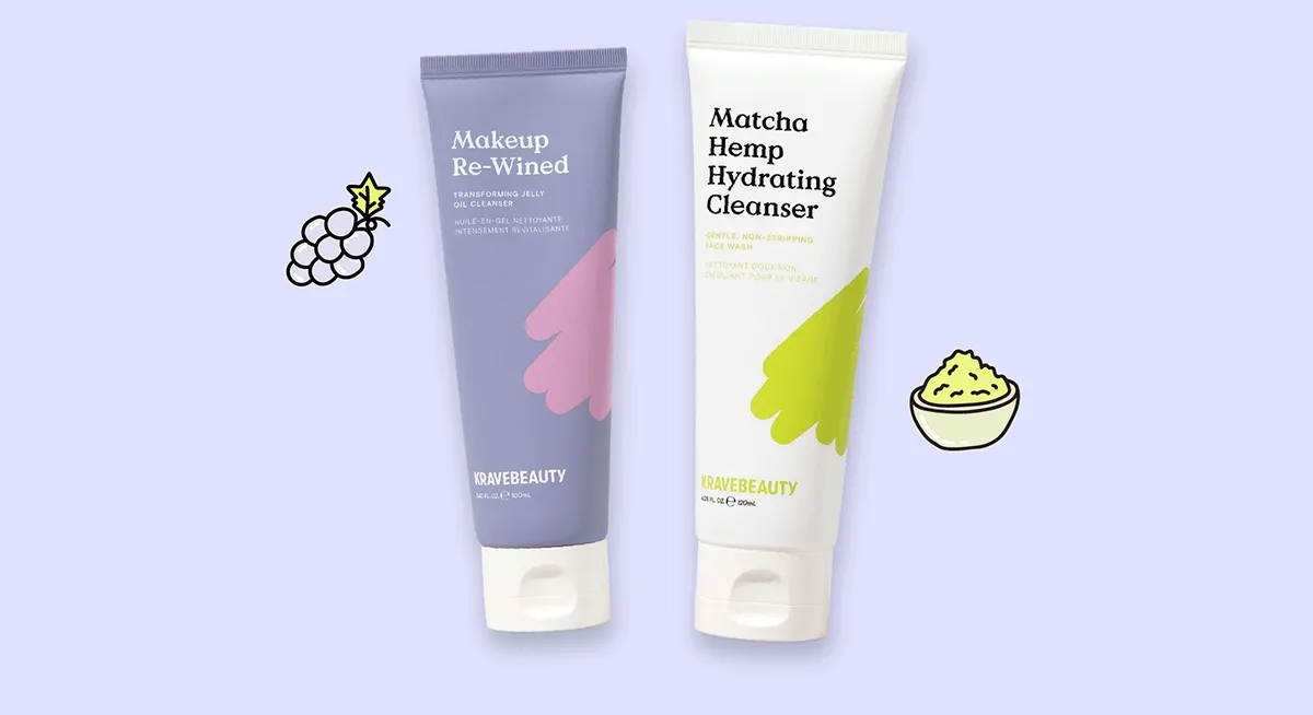 Cleansing Power Couple - Makeup Re-Wined and Matcha Hemp Hydrating Cleanser