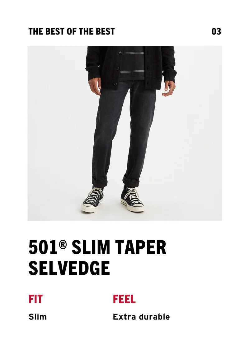 SHOP 501 SLIM TAPER SELVEDGE
