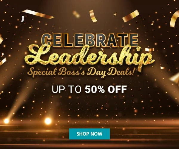 Celebrate Leadership: Special Boss's Day Deals! Up To 50% Off. Shop Now.