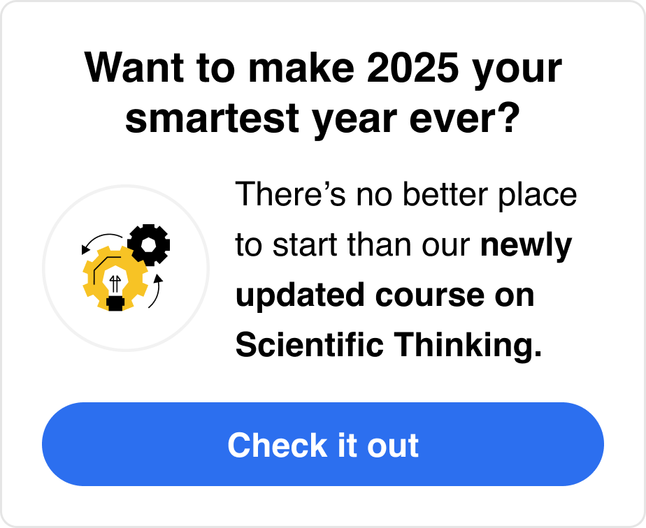 Check out our newly updated course on Scientific Thinking