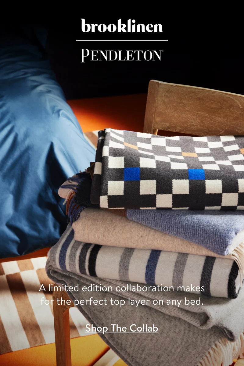 Pendleton. A limited edition collaboration makes for the perfect top layer on any bed. Shop the collab