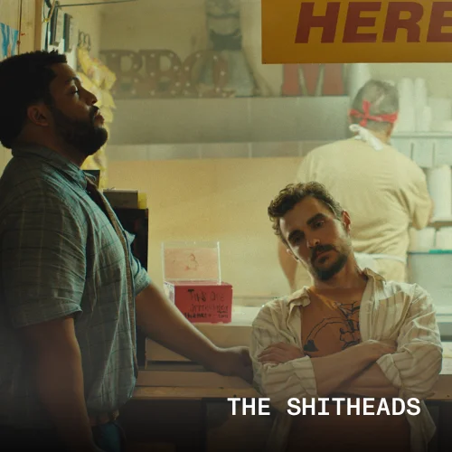 Still from the film, "The Shitheads."