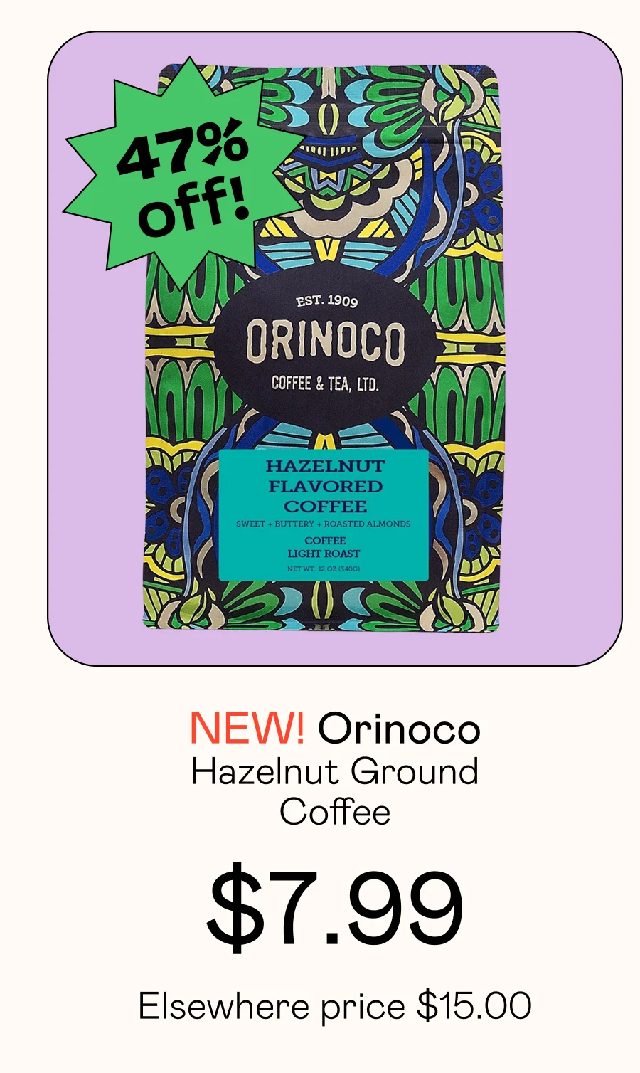 Hazelnut Ground Coffee