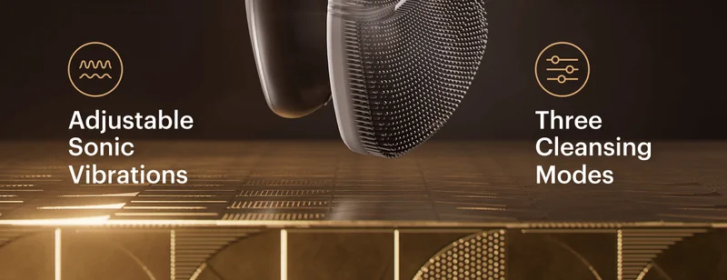 100% Antibacterial. Deep Clean in just 60 Seconds. Adjustable Sonic Vibrations. Three Cleansing Modes.