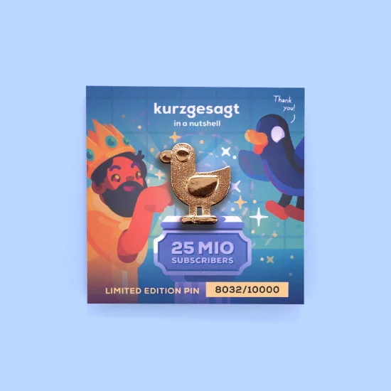 Golden Duck Limited Pin and Backing Card