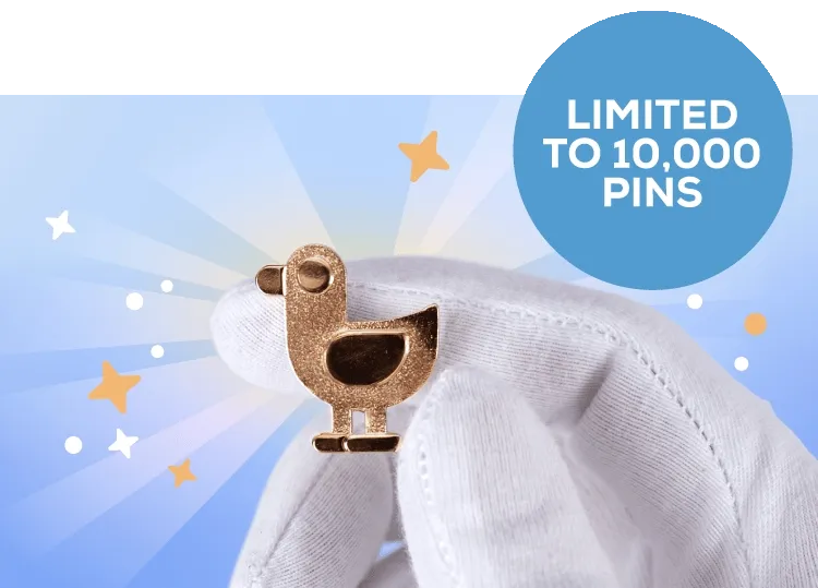 Limited to 10,000 Pins Only