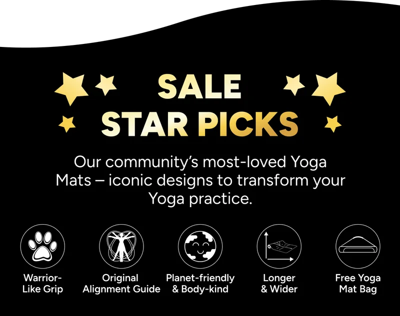 Sale star picks Our community’s most-loved Yoga Mats – iconic designs to transform your Yoga practice.