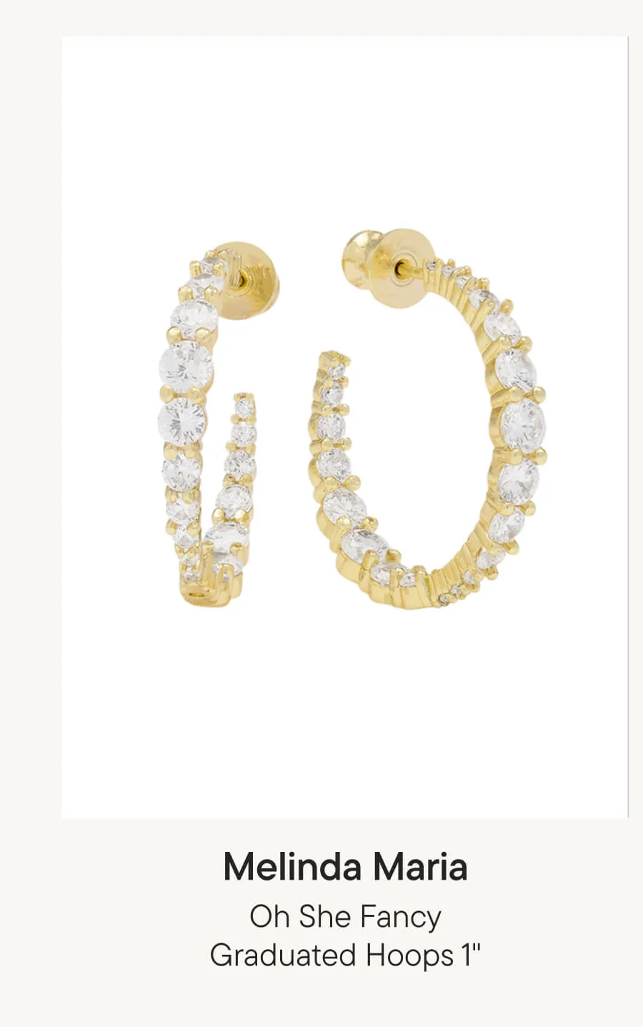 Oh She Fancy Graduated Hoops 1