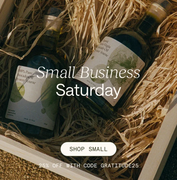 Small Business Saturday. Shop Small.