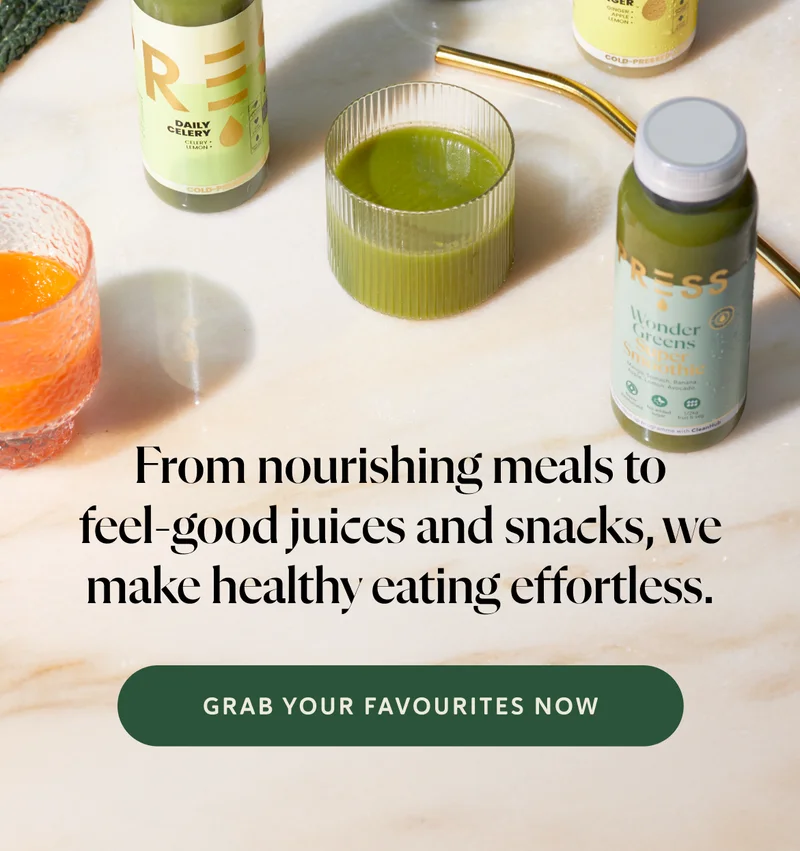 From nourishing meals to feel-good juices and snacks, we make healthy eating effortless.