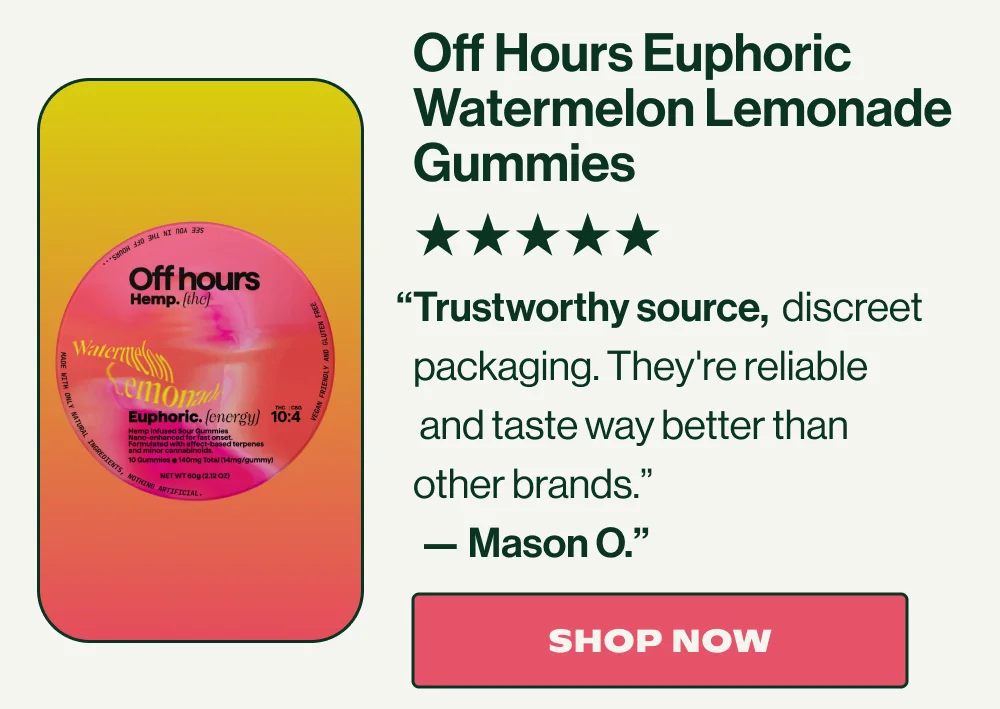 Euphoric Watermelon Lemonade Gummies