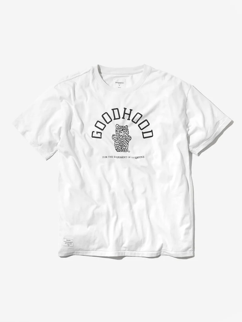 Image of Goodhood Worldwide Teddy T-Shirt - White