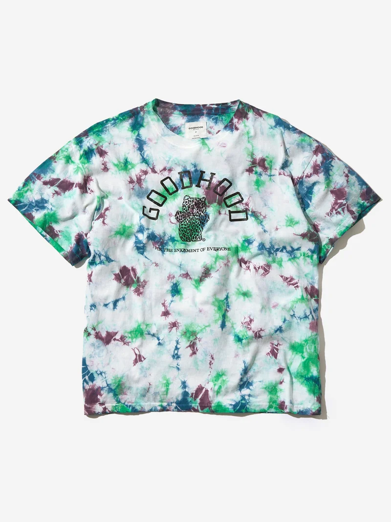 Image of Goodhood Worldwide Tie Dye Teddy T-Shirt - Tie Dye