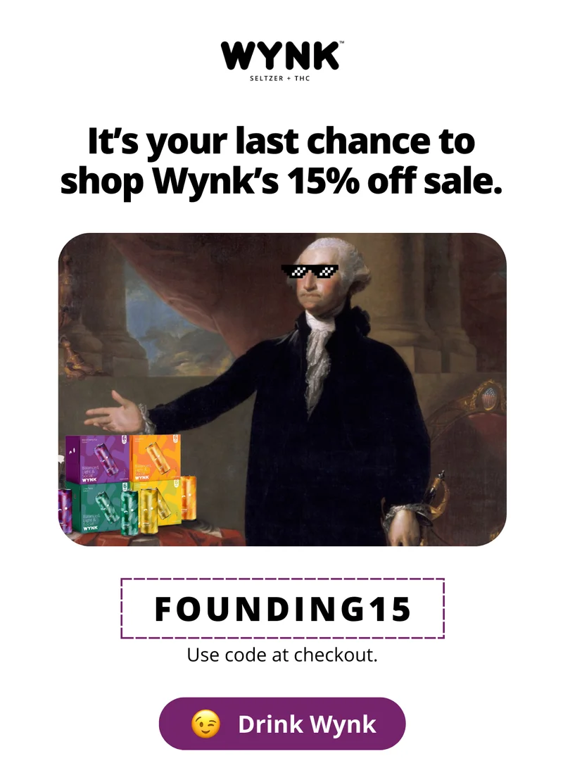 WYNK IS ON SALE!!