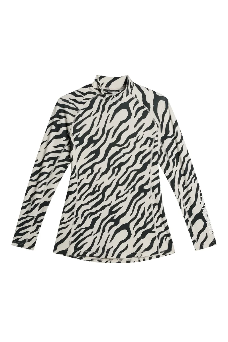 Image of Ella Print Compression Top / Tour Tiger Moonbeam