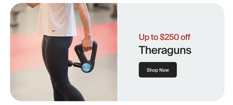 Up to $250 off Theraguns