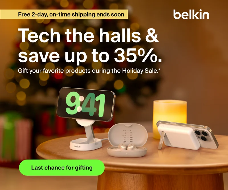 Get gifting with Belkin.