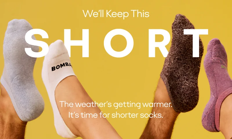We'll Keep This SHORT | The weather's getting warmer. It's time for shorter socks.