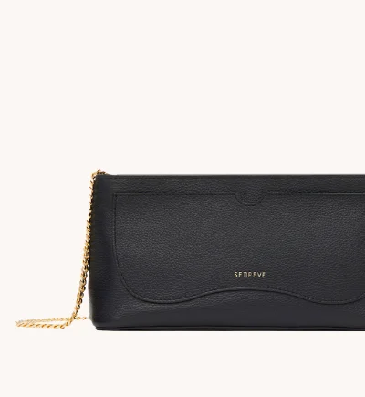 Midi Atlas Pochette in Noir