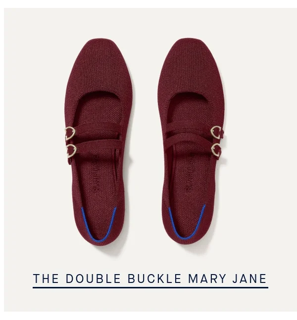 THE DOUBLE BUCKLE MARY JANE