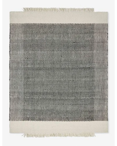 Joelle Handwoven Wool Rug - Black / 8' x 10'