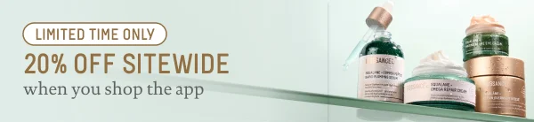 20% Off Sitewide in App