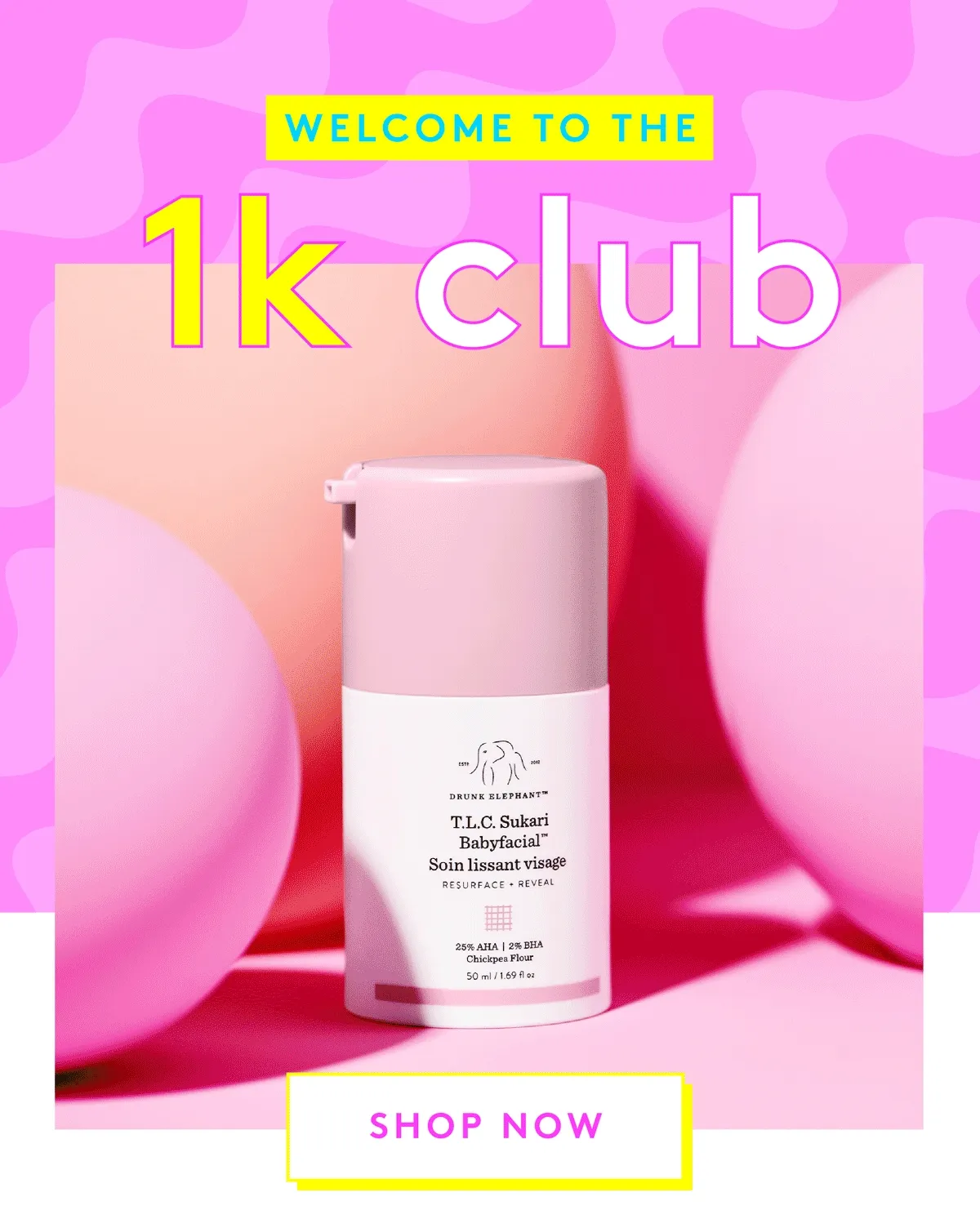 1k club with T.L.C Sukari Babyfacial