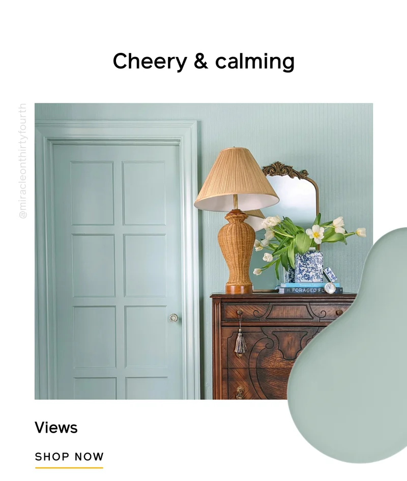Cheery & calming. Views SHOP NOW