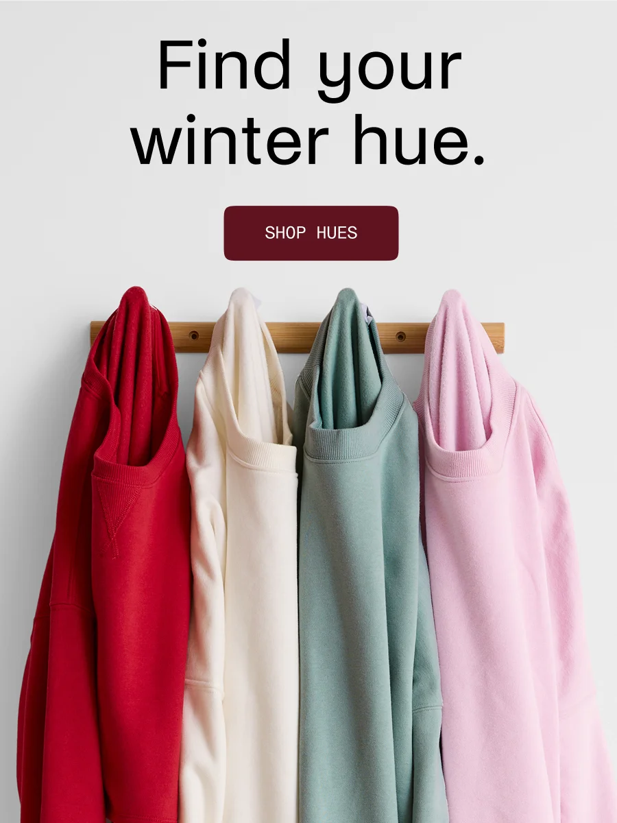 Find your winter hue.