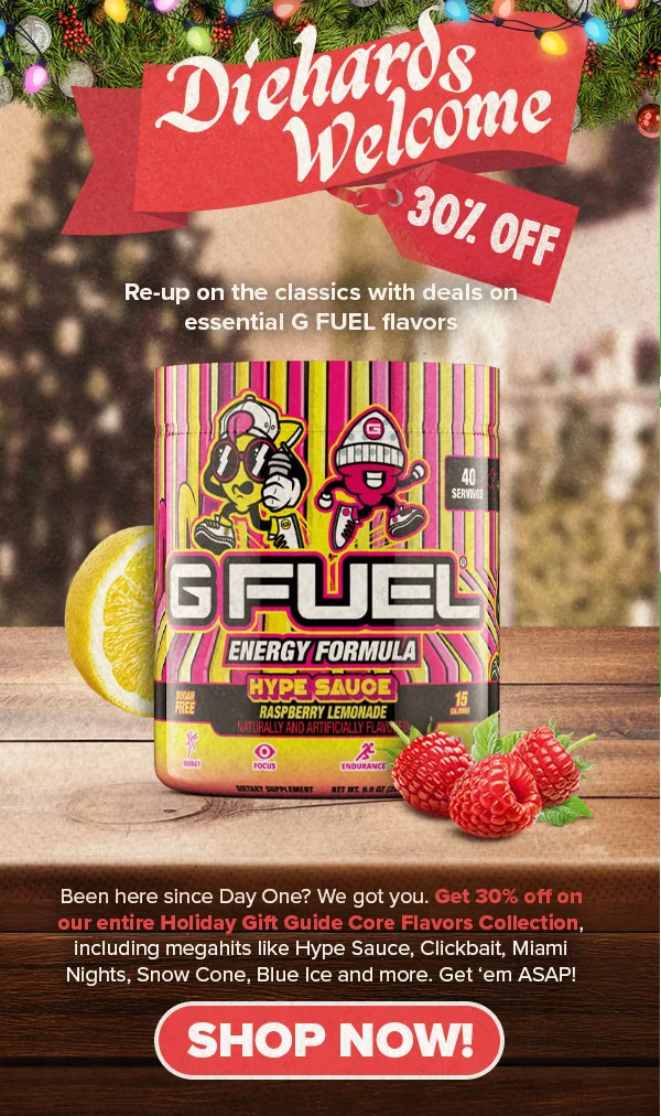 Diehards Welcome: 30% Off!