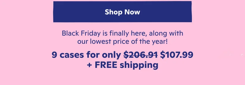 9 cases for only $107.99 + FREE shipping